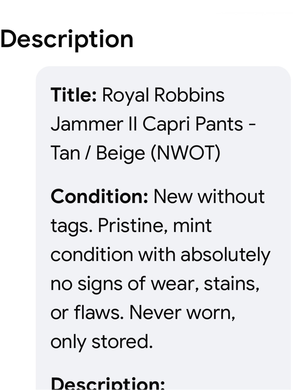 royal Robbin’s - Picture 2 of 5